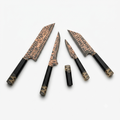 Hand Forged Damascus Steel Chef Knife Set Professional Artisan Kitchen Cutlery