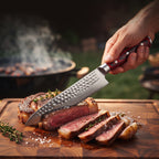 Hammered Damascus Gyuto Chef Knife