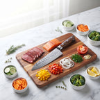 Hammered Damascus Gyuto Chef Knife
