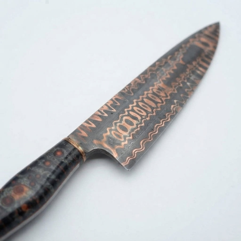 Zave Cutlery Handcrafted Damascus Chef Knife Premium Kitchen & Cooking Utility Tool