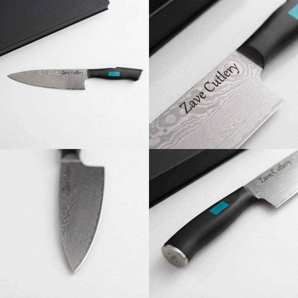 Zave Cutlery Premium Culinary Chef Knife Ergonomic Kitchen Essential