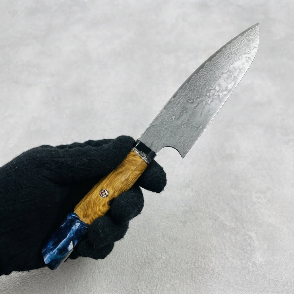 Zave Cutlery Premium Artisan Kitchen Chef Knife – Handcrafted Culinary Tool for Food Preparation