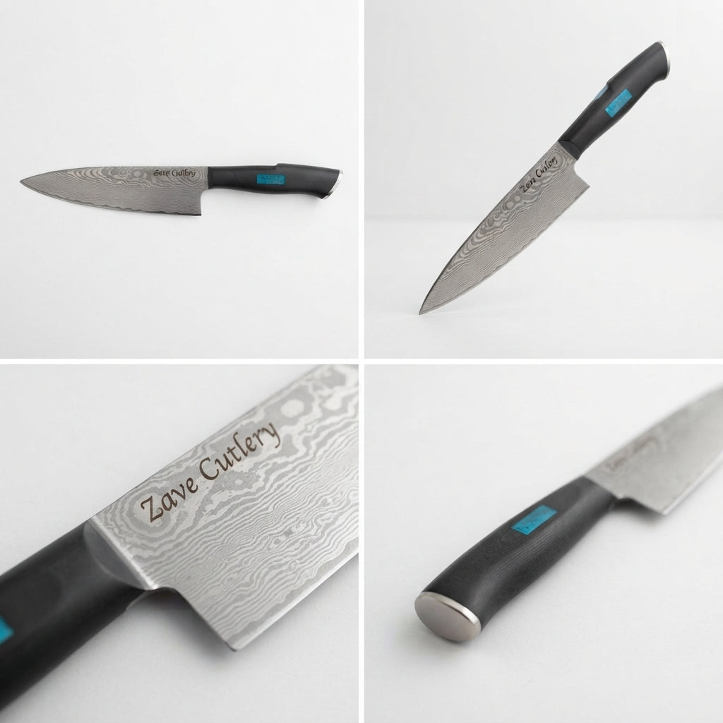 Zave Cutlery Premium Culinary Chef Knife Ergonomic Kitchen Essential